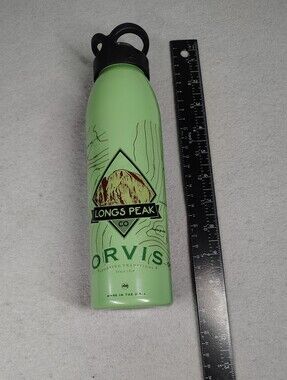 Orvis Longs Peak Colorado Green Stainless Bottle With Compass Lid 🧭